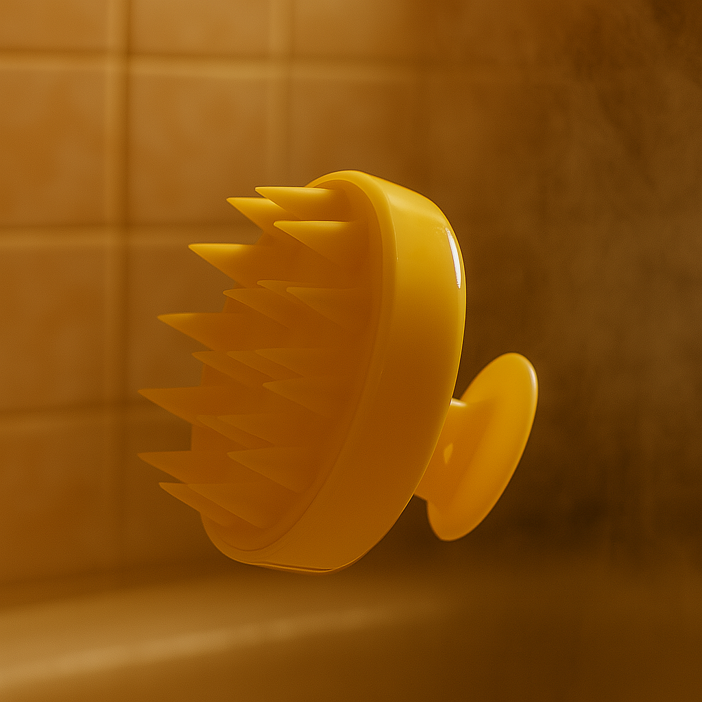 Silicone Scalp Massager Brush – Anti Hair Loss & Stress Relief