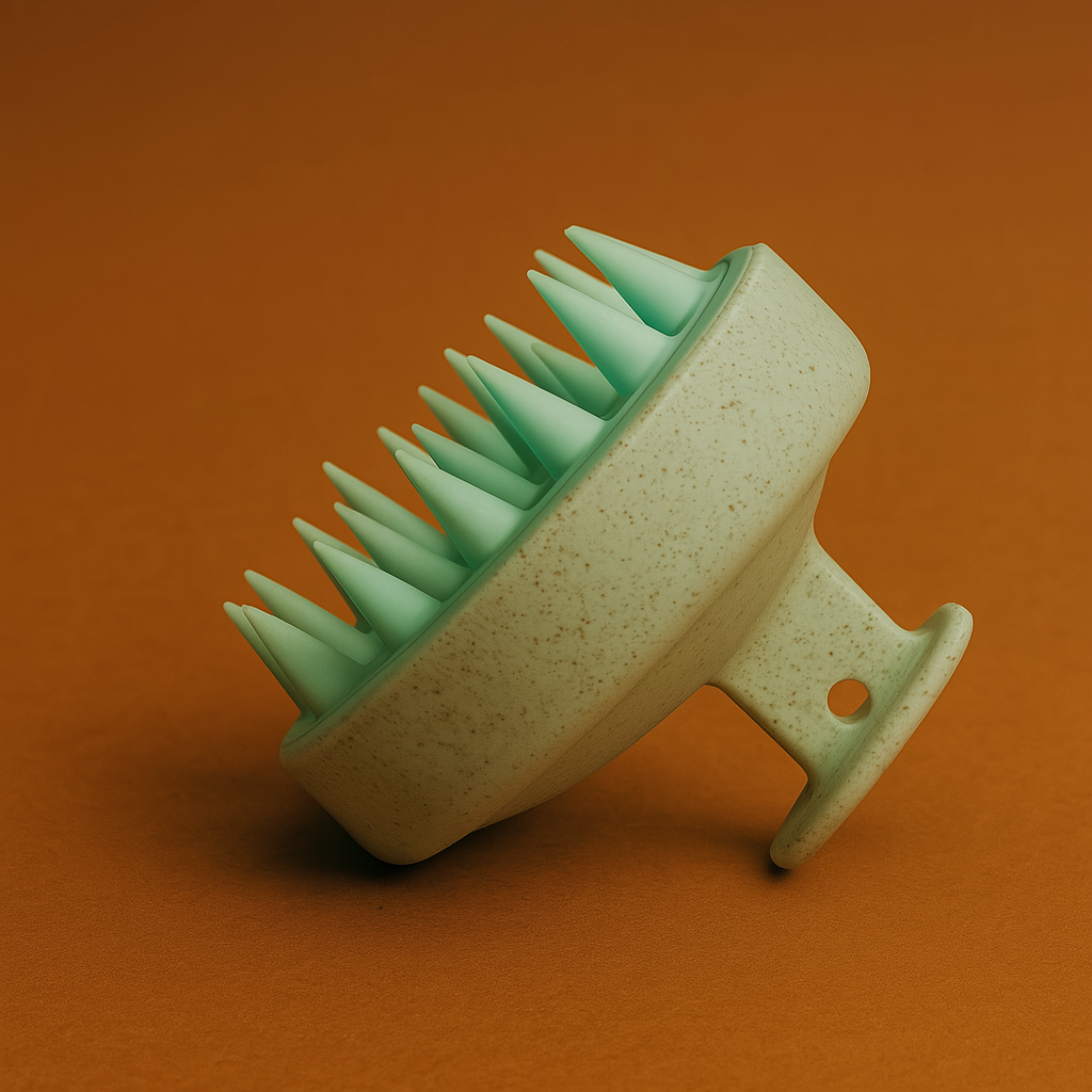 Silicone Scalp Massager Brush – Anti Hair Loss & Stress Relief