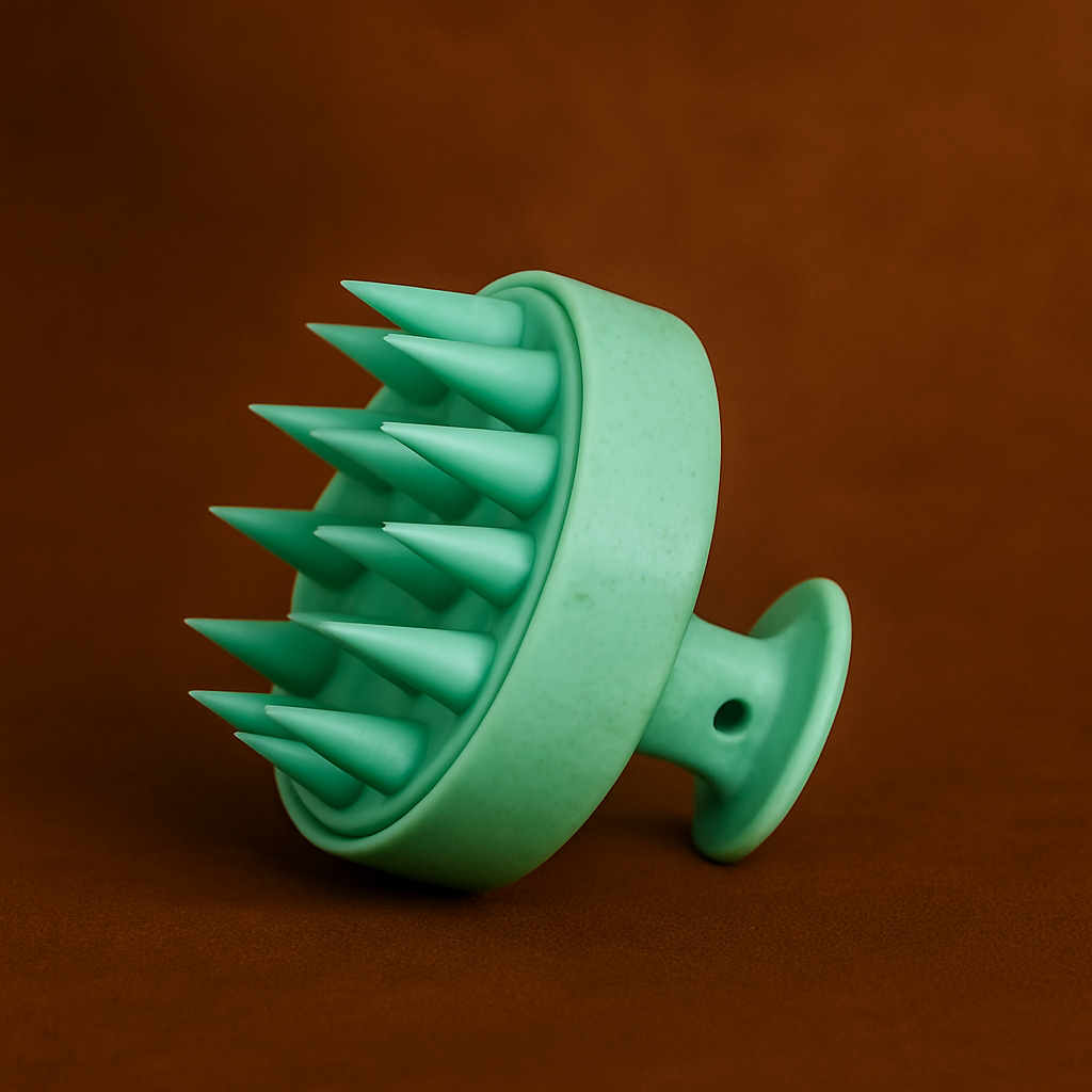 Silicone Scalp Massager Brush – Anti Hair Loss & Stress Relief